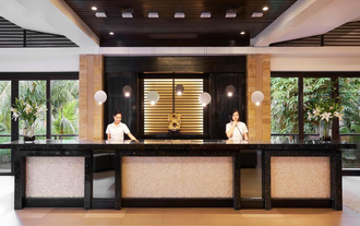 Receiving area of Movenpick Resort in Boracay