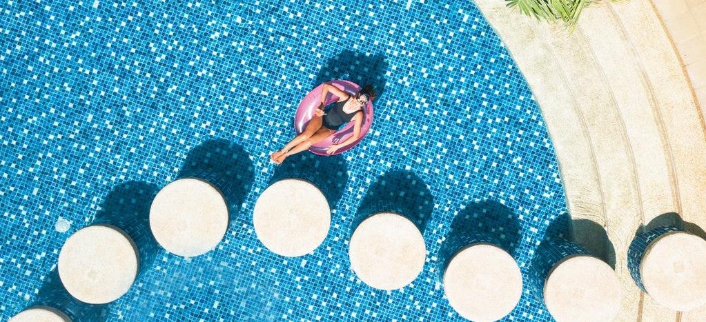 Leisure swimming at  Savoy Hotel Newcoast Boracay