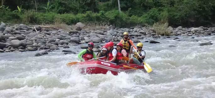 Davao White Water Rafting Private Package with Lunch & Jeepney Transfers from Hotel