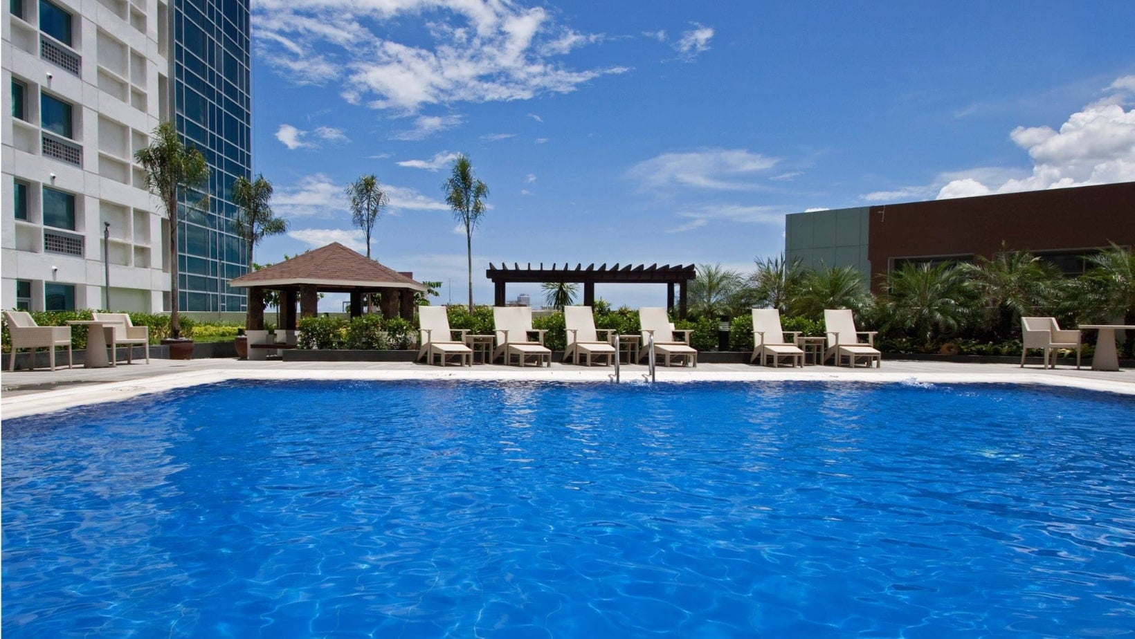 Quest Hotel's poolside