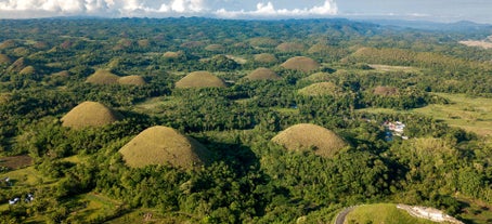 Chocolate hills in Bohol, Philippines