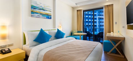 Cozy room at Savoy Hotel Newcoast Boracay