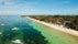 Aerial view of Alona Beach, Bohol