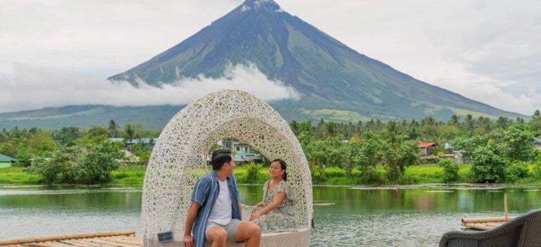 Visit Sumlang Lake during your tour in Albay Province.