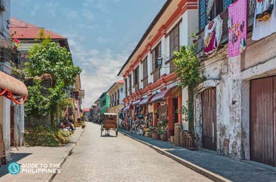 Along Calle Crisologo in Vigan City, Ilocos Sur