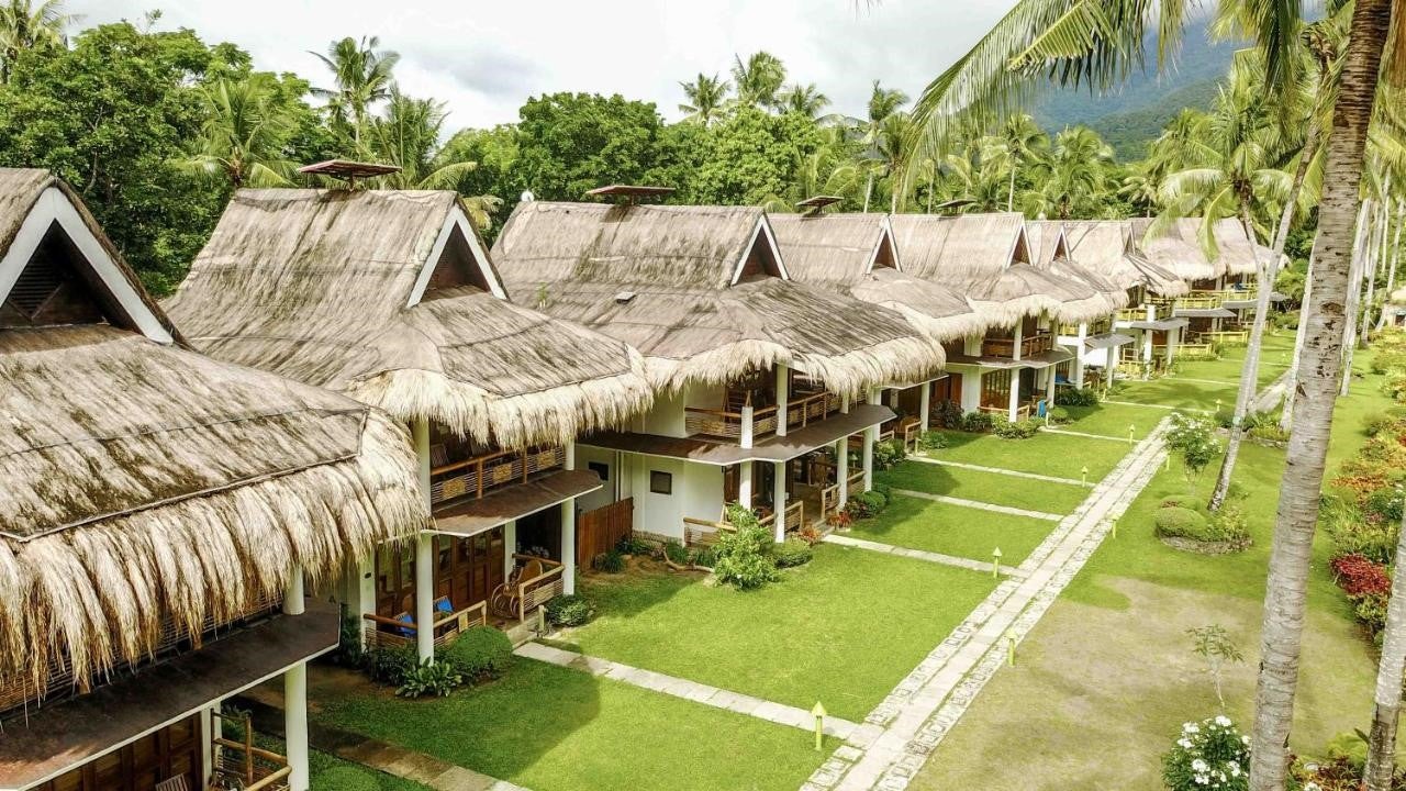 Daluyon Beach and Mountain Resort's beachfront cabanas Daluyon Beach and Mountain Resort's beachfront cabanas