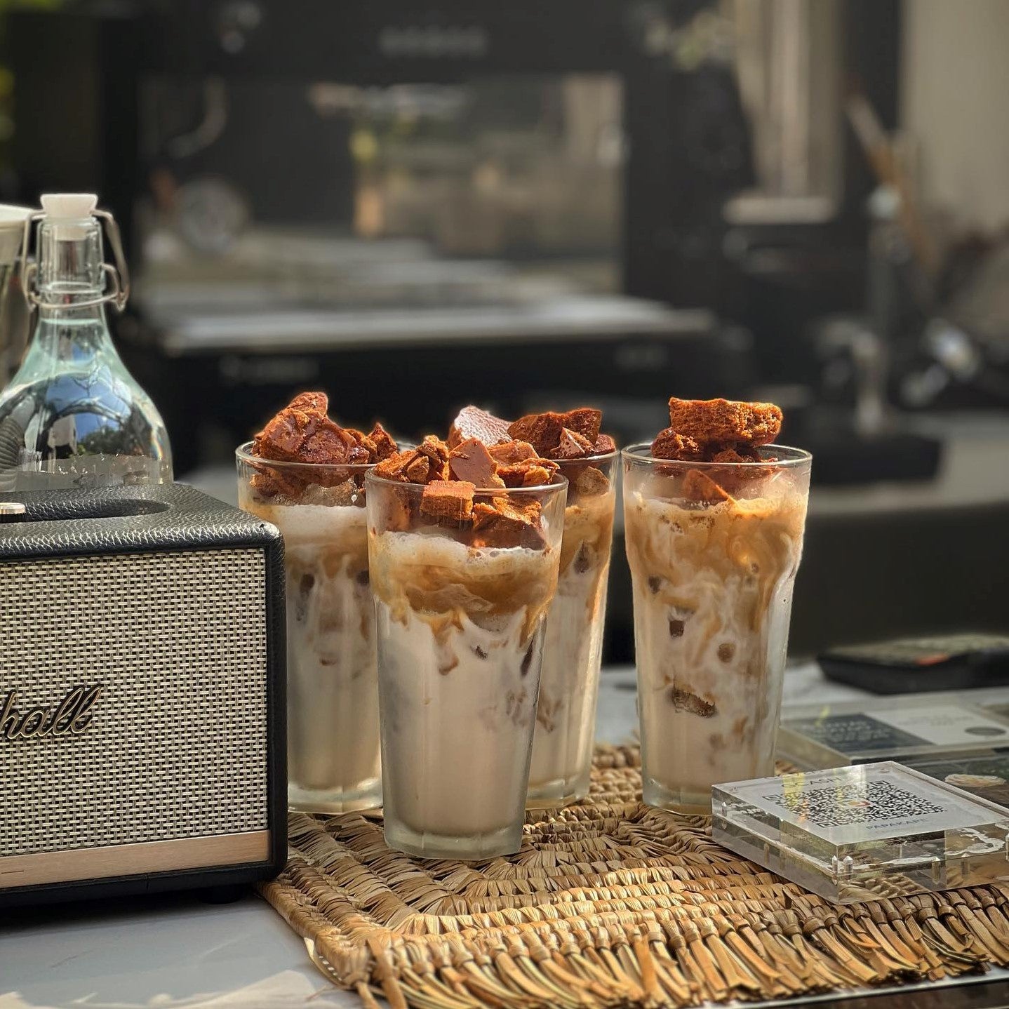 Papakape's iced coco lattes