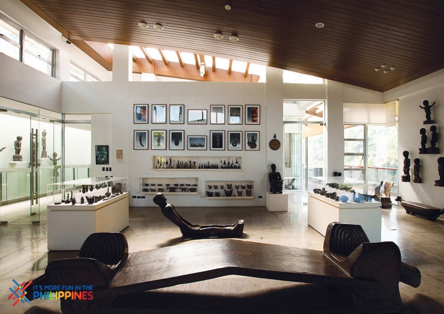 Exhibit inside BenCab Museum Exhibit inside BenCab Museum