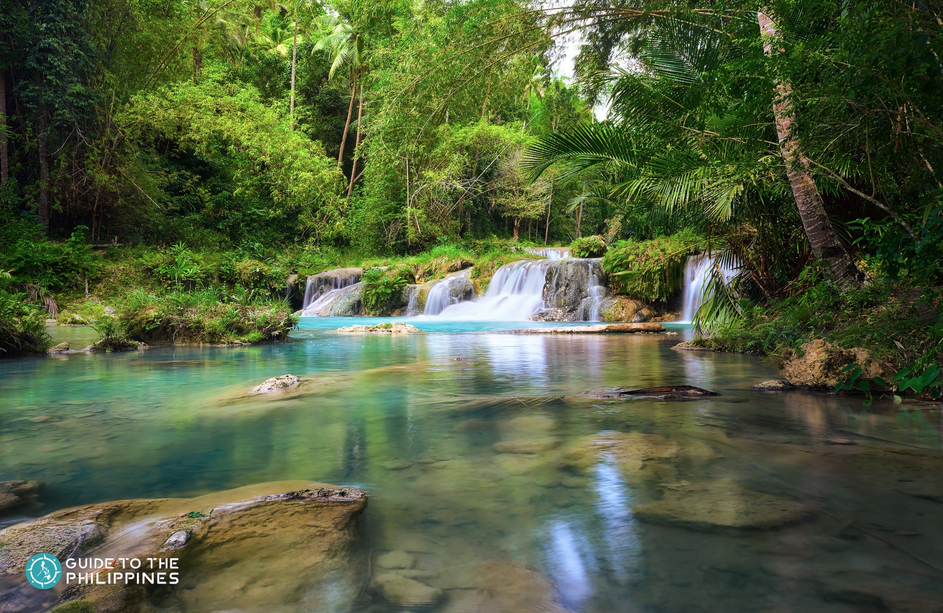 National Park Island waterfall, Siquijor