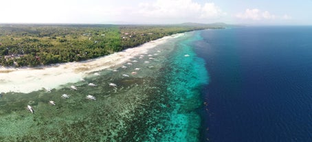 Aerial view of Panglao, Island, Bohol