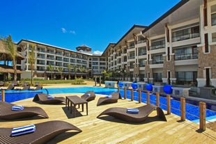 Big infinity pool of The Bellevue Resort Bohol