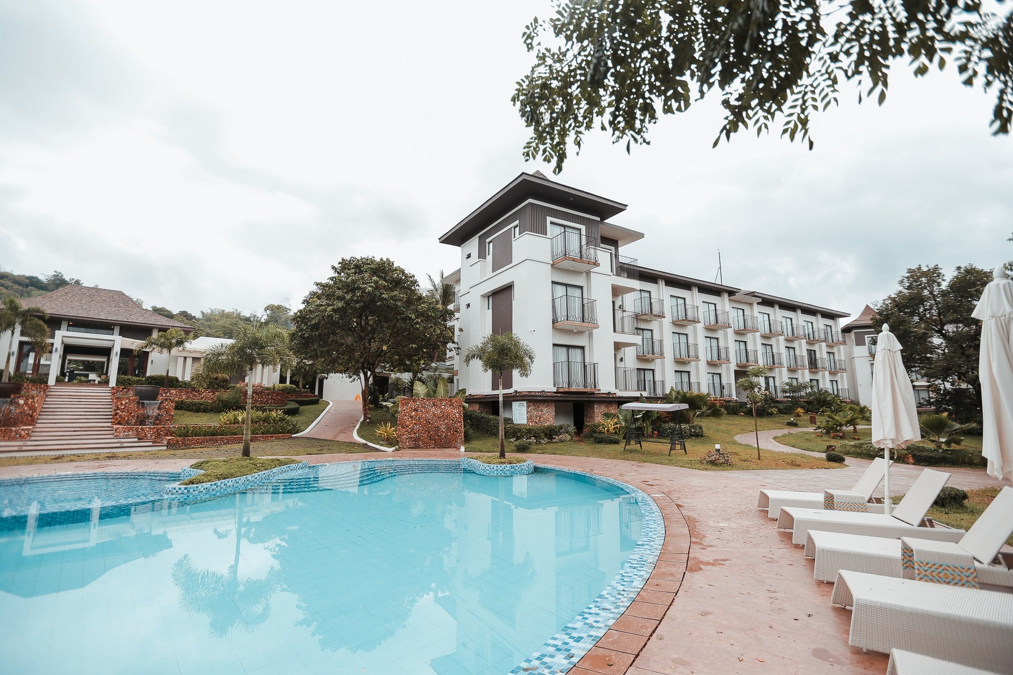 Enjoy the swimming pool of Bacau Bay Resort Coron Palawan