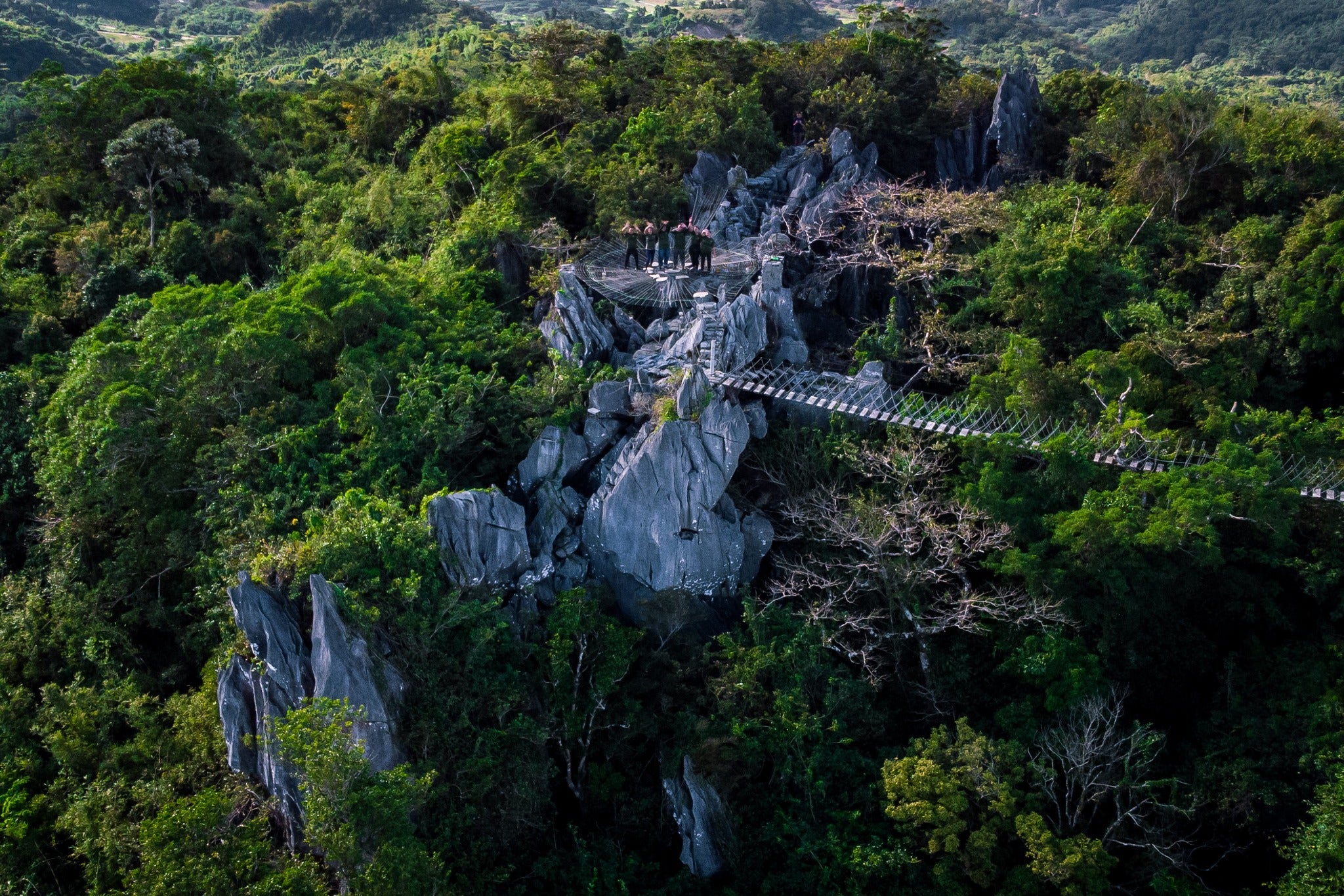 A limestone peak in Masungi Georeserve