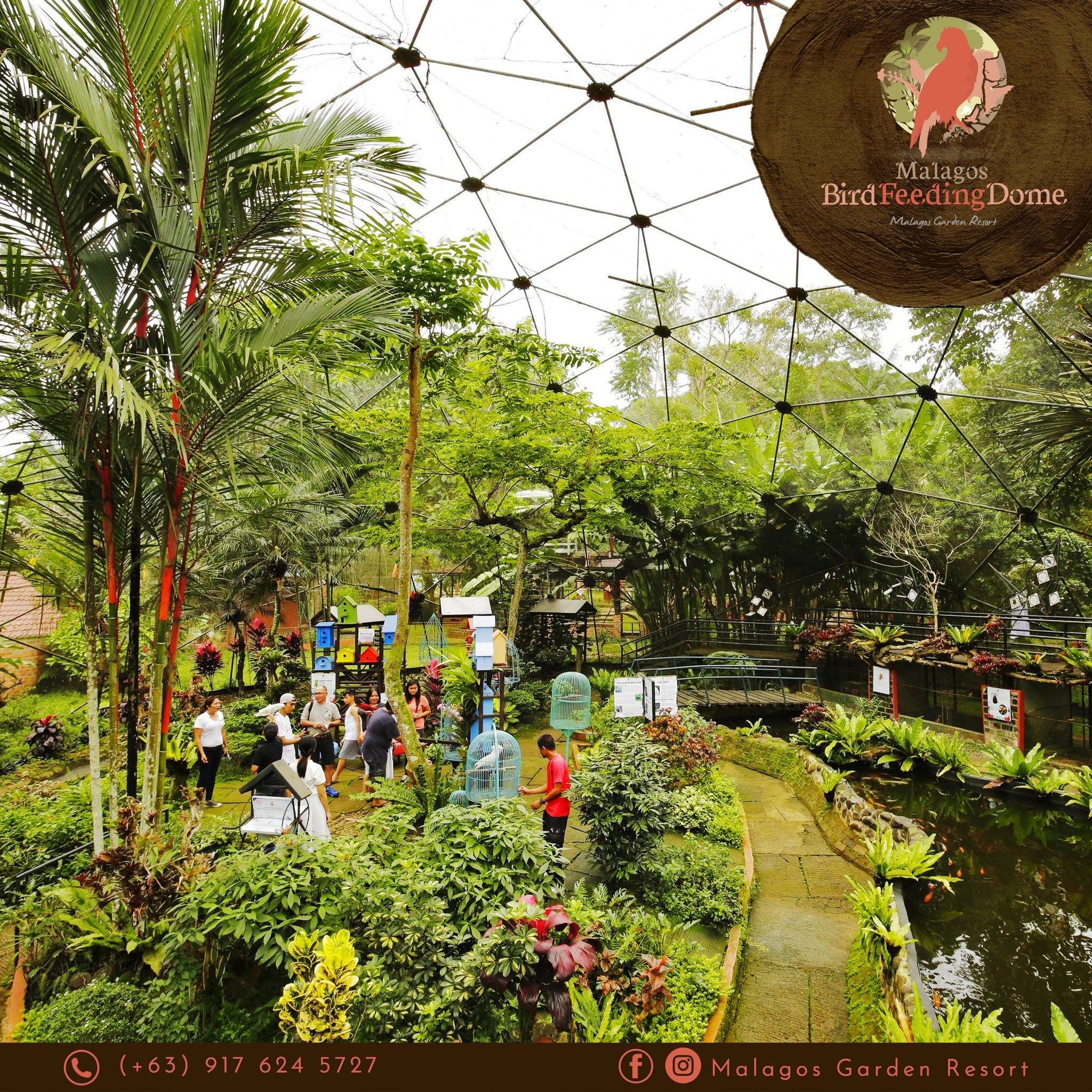 Malagos Garden Resort's Bird Feeding Dome Malagos Garden Resort's Bird Feeding Dome