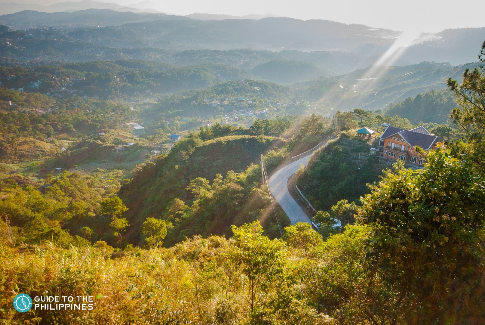 Aerial view of Baguio City