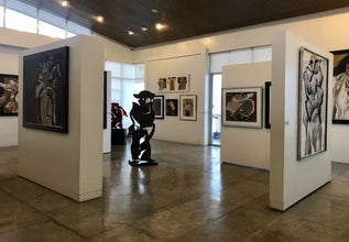 An exhibit inside BenCab Museum
