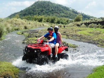 Experience an exhilarating ATV ride around Mayon Volcano