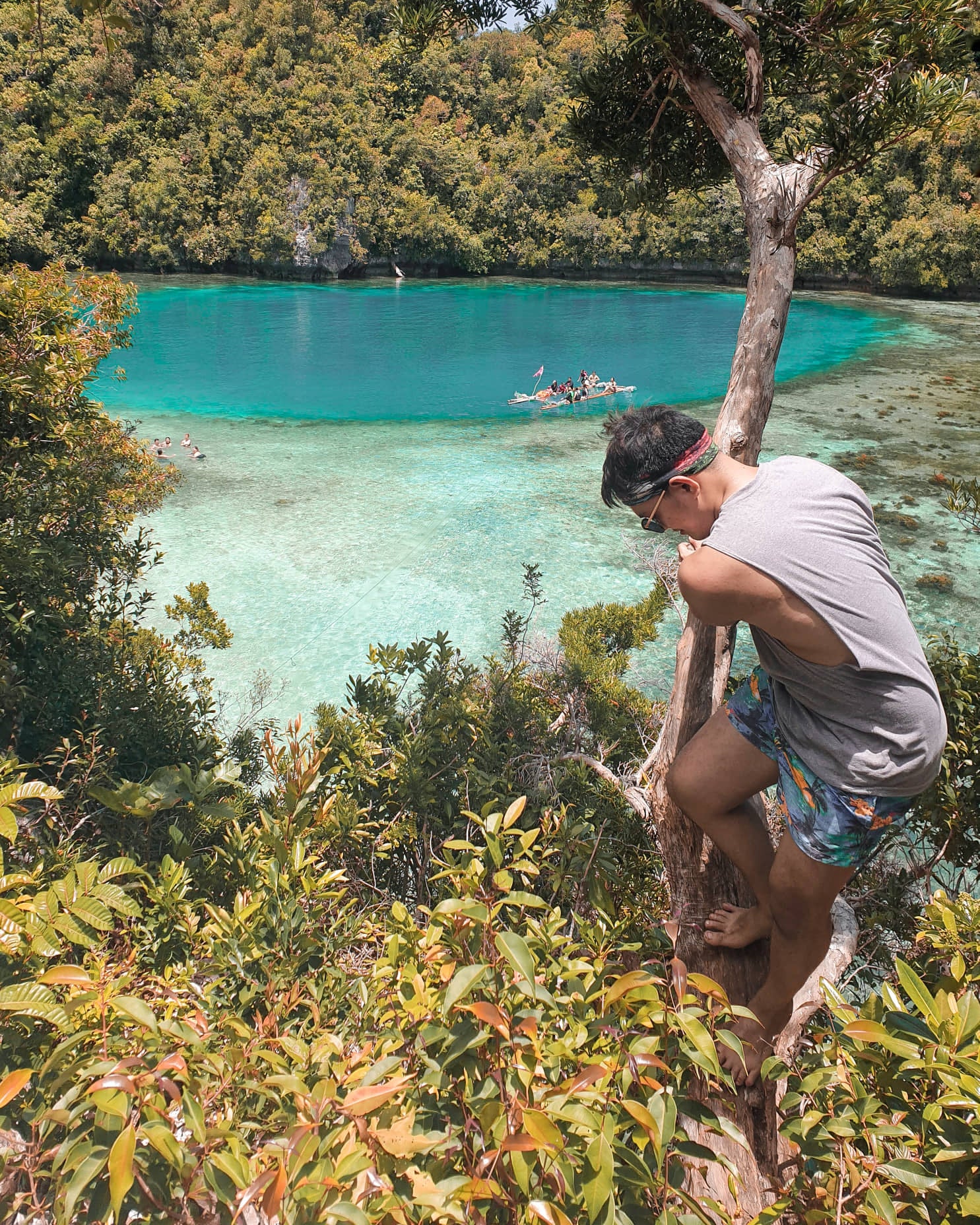 Marvel at the coastal landscape from AO Beach Resort’s viewing deck on this Dinagat island hopping tour.