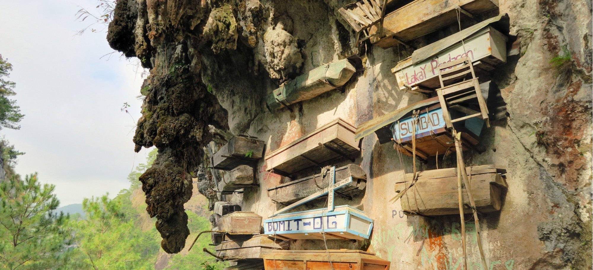 Sagada Coffins in Mountain Province