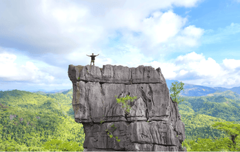 Nagpatong Rock in Rizal Province