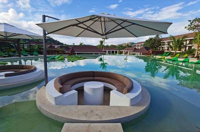 Poolside of TAG Resort Coron