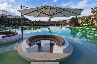 Poolside of TAG Resort Coron