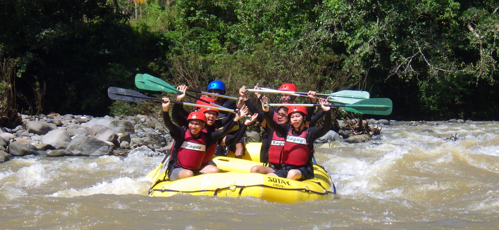 Join a whitewater rafting tour in Cagayan de Oro City and paddle through adrenaline-pumping rapids for an unforgettable adventure.