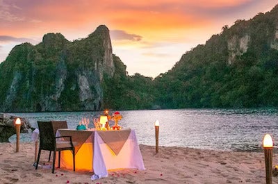 Big lagoon in El Nido, Palawan