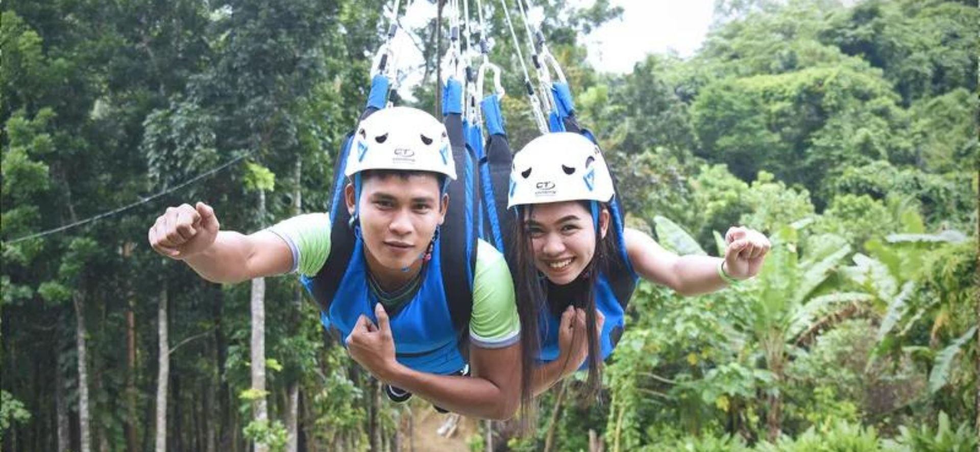 This zipline adventure near Boracay Island can be shared with your special someone