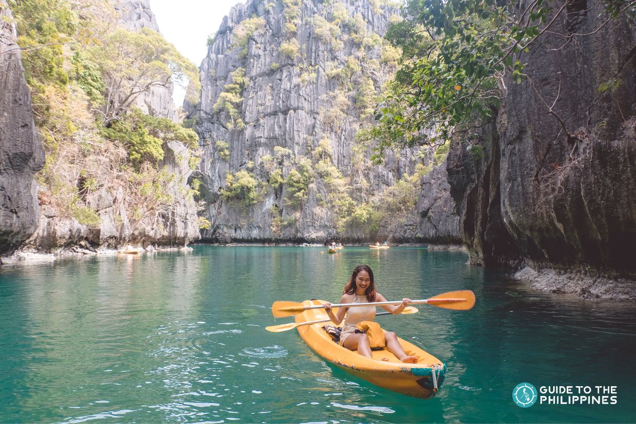 Kayaking in El Nido, Palawan