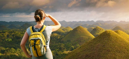 Tour to Bohol Island's Chocolate Hills with Lunch on a Boat Cruise & Transfers