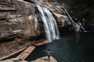 The beautiful Tangadan Falls