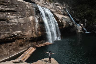 The beautiful Tangadan Falls