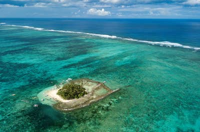 A boat in Apo Island, Dumaguete
