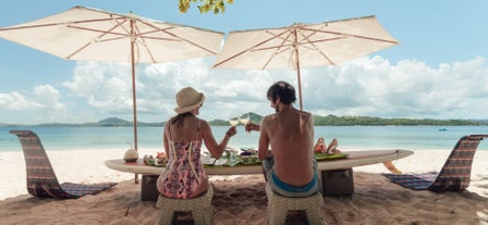 Tourists enjoying a day in Siargao Island