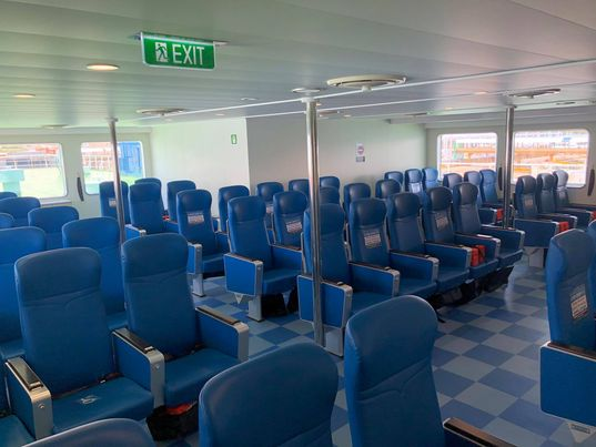 This ferry ride between Cebu City and Surigao City comes with a reclining seat