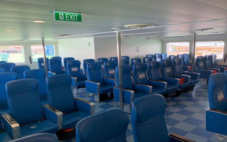 This ferry ride between Cebu City and Surigao City comes with a reclining seat
