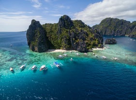 Shimizu Island in El Nido Town, Palawan Island