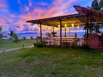 Chasing sunset at Lazuli Resort, San Vicente, Palawan