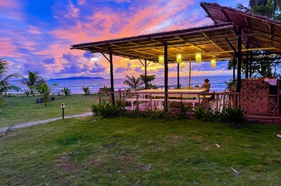 Chasing sunset at Lazuli Resort, San Vicente, Palawan