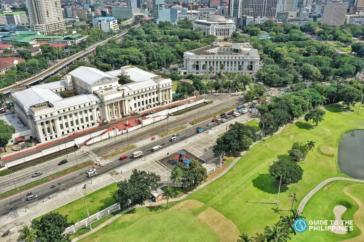 Aerial view of the National Museum Complex