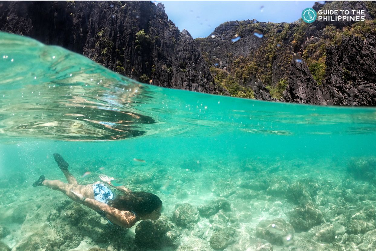 Snorkleling in El Nido