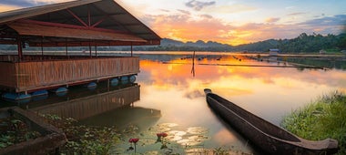 Lake Sebu during sunset
