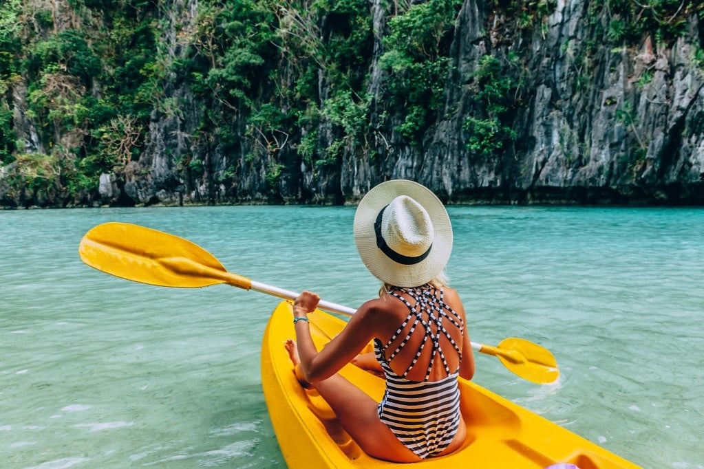 Kayaking in Palawan