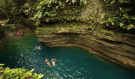 Canyoneering at Kawasan Falls, Badian, Cebu