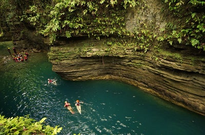 Canyoneering at Kawasan Falls, Badian, Cebu