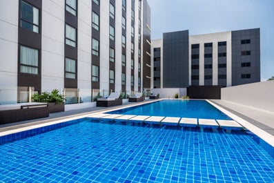 Outdoor swimming pool at Seda Capitol Central Bacolod City