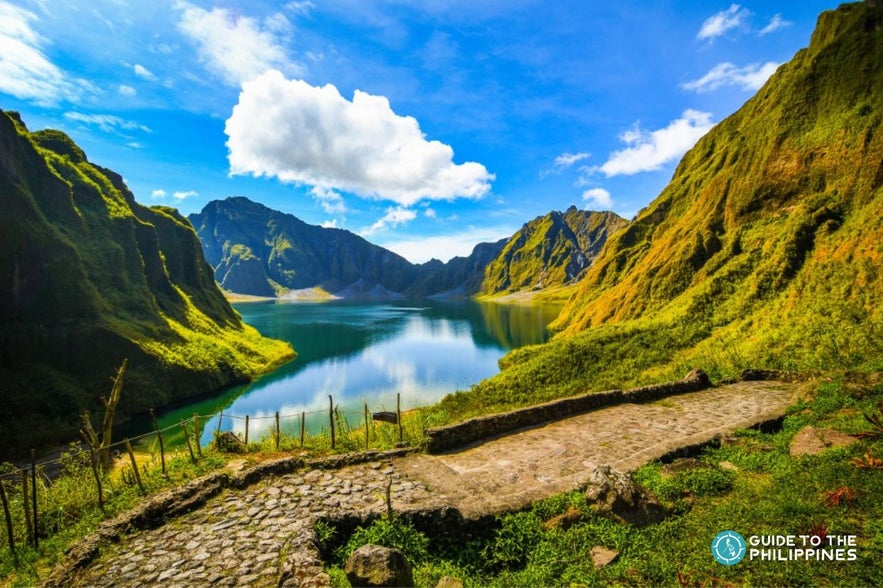 Mt. Pinatubo's crater lake Mt. Pinatubo's crater lake