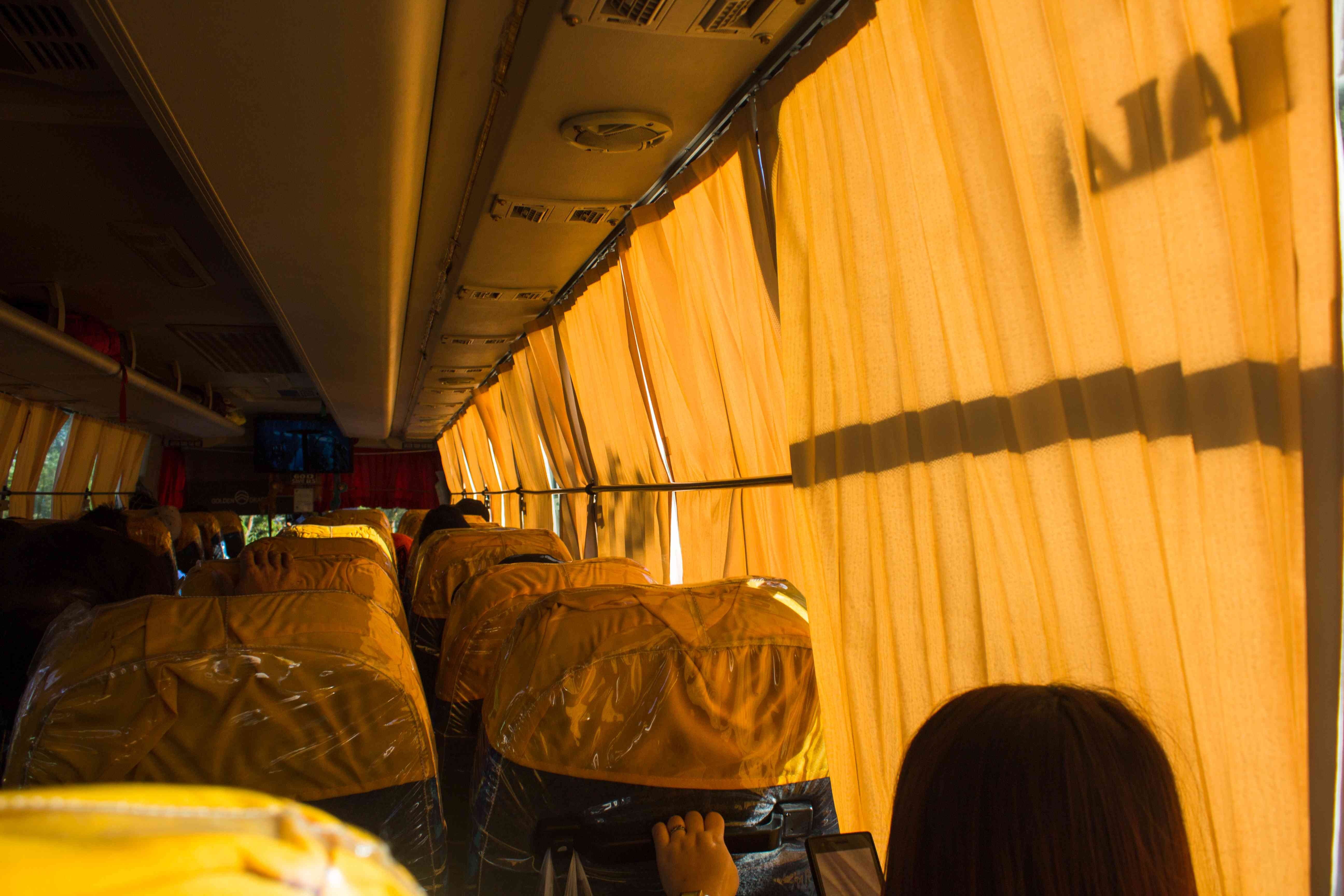 Visayas bus interior