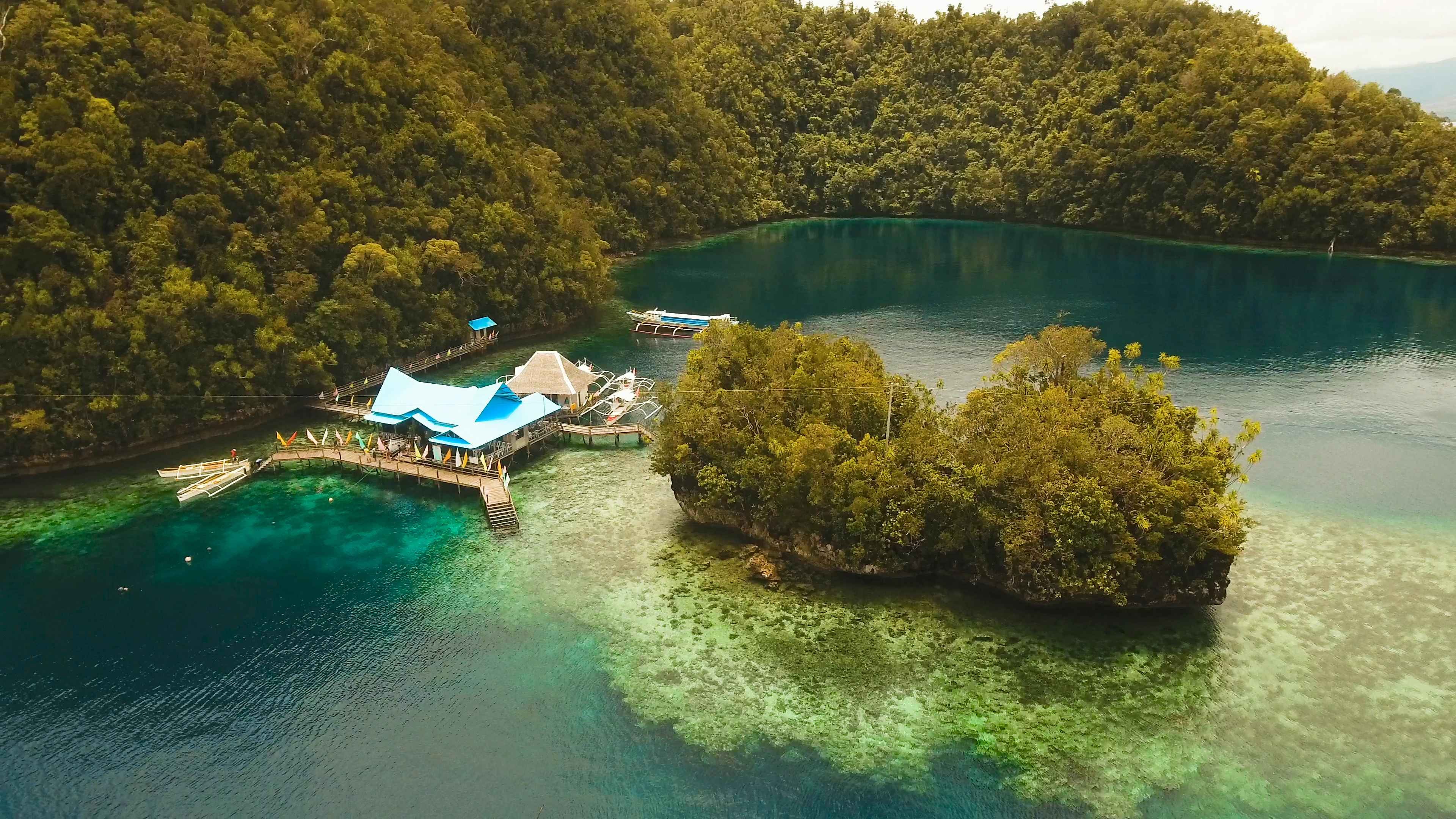 This Sohoton Cove tour from Siargao Island offers breathtaking views of hidden caves and lush greenery